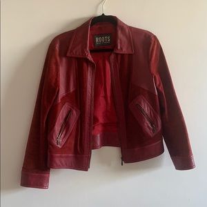 ❤️ Vintage Roots suede and leather jacket